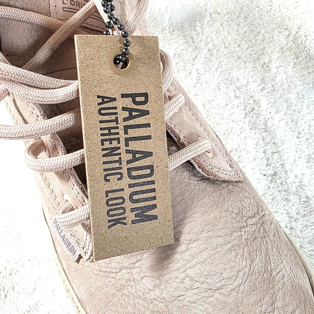 Palladium Ankle Boots Pale Dusty Pink Color Women's Size 10 Combat Never Worn